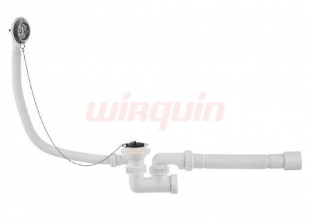 Сифон WIRQUIN ВАННА, 1 1/2 х 40, ГОФРА, 40х40/50 (30718061)