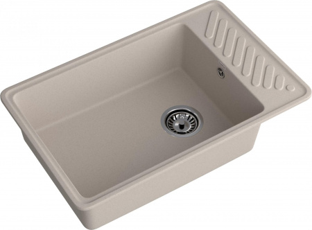 МОЙКА GRANFEST QUARZ GF-ZL 51 (753х476) ПЕСОК (КРЫЛО)